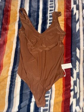 Brown One-Piece bodysuit by Aerie